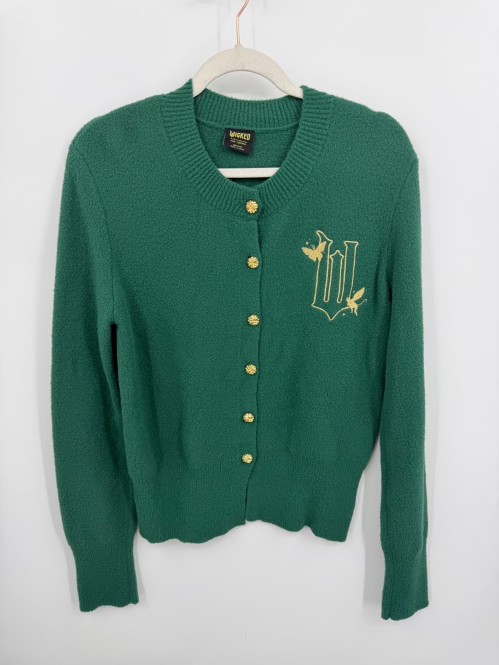 Wicked Paul Tazewell Green button Cardigan‎ limited edition Target collection M